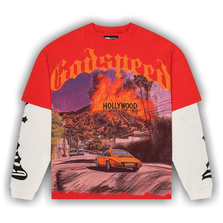 Godspeed Los Scandalous Layered Longsleeve 'Red'