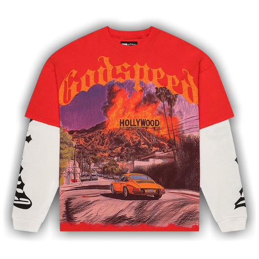 Godspeed Los Scandalous Layered Longsleeve 'Red'