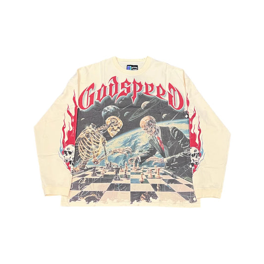 Godspeed Checkmate Cream LongSleeve