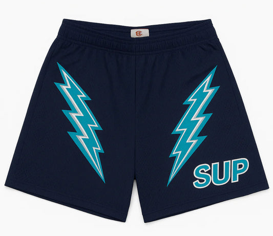 SUP BLUE BOLT SHORTS