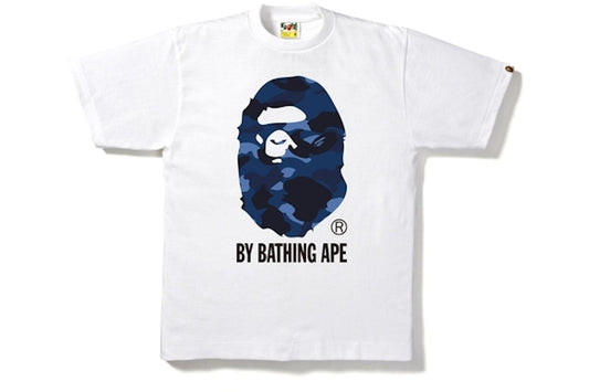 BAPE Color Camo By Bathing White/Blue Tee
