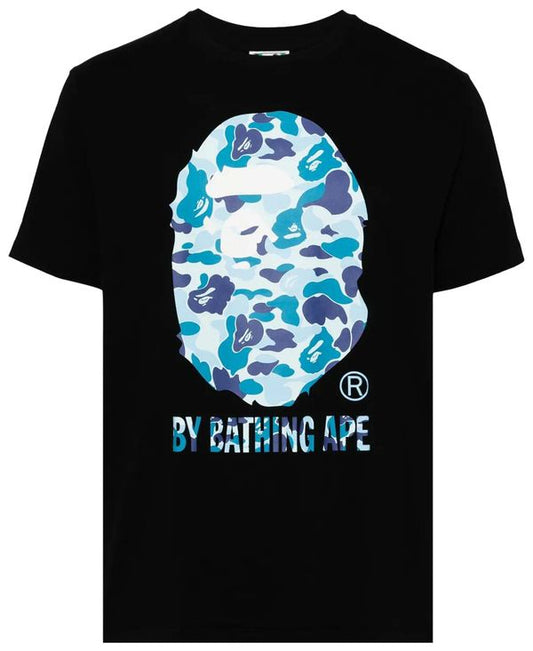 BAPE ABC Light Blue Camo Tee 'Black'