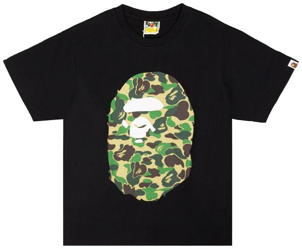 BAPE ABC Camo Big Ape Head 'Black/Green' Tee