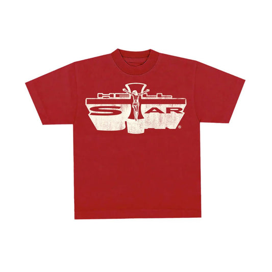 Hellstar Jesus Emblem Red Tee
