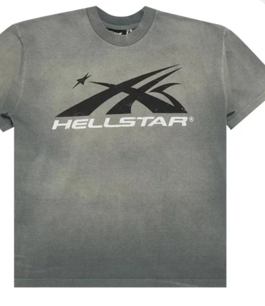 Hellstar Dark Grey Logo Tee