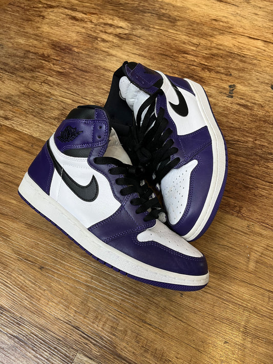 Jordan 1 court purple pre-owned
