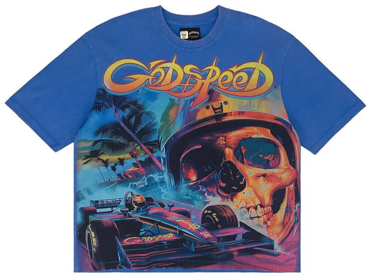 Godspeed Blue F1 dreams tee