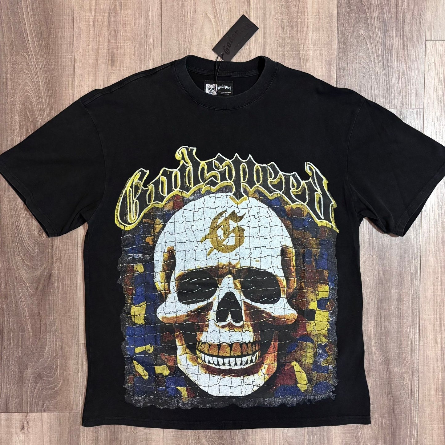 Godspeed black crashout puzzle tee