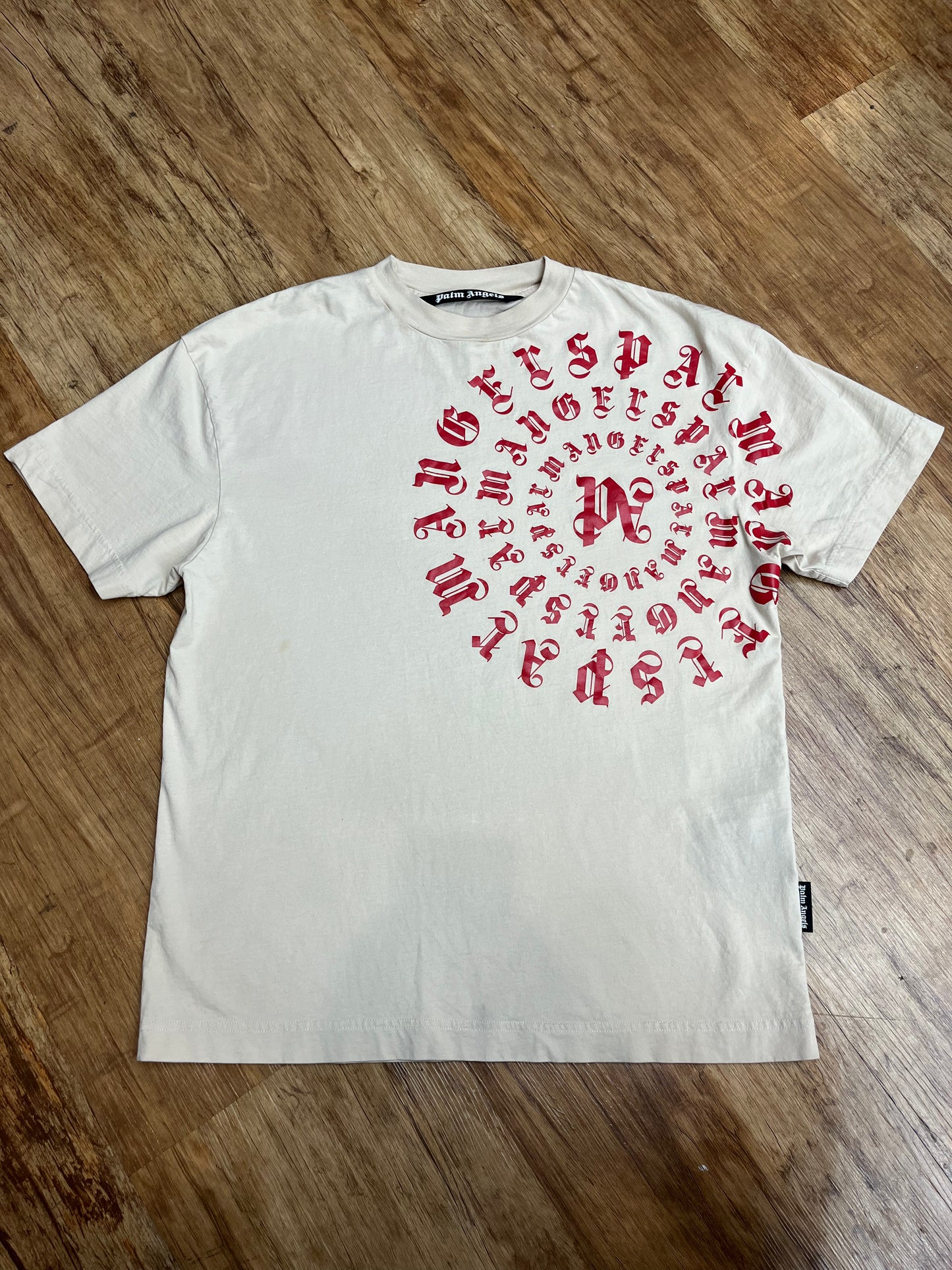Palm angels vertigo logo tee pre-owned