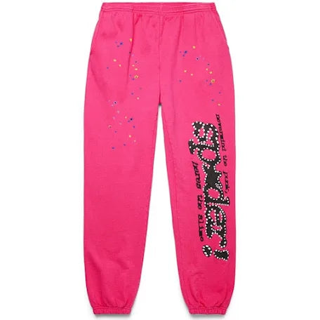 Sp5der Pink Sweatpants