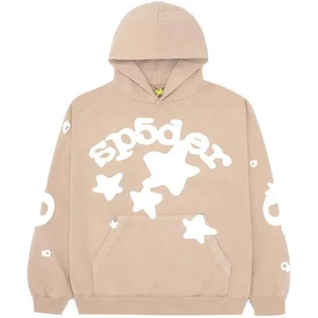 Sp5der Sand Beluga Hoodie
