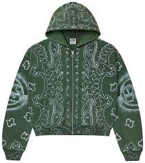 Vale Green Flag Zip Up Hoodie