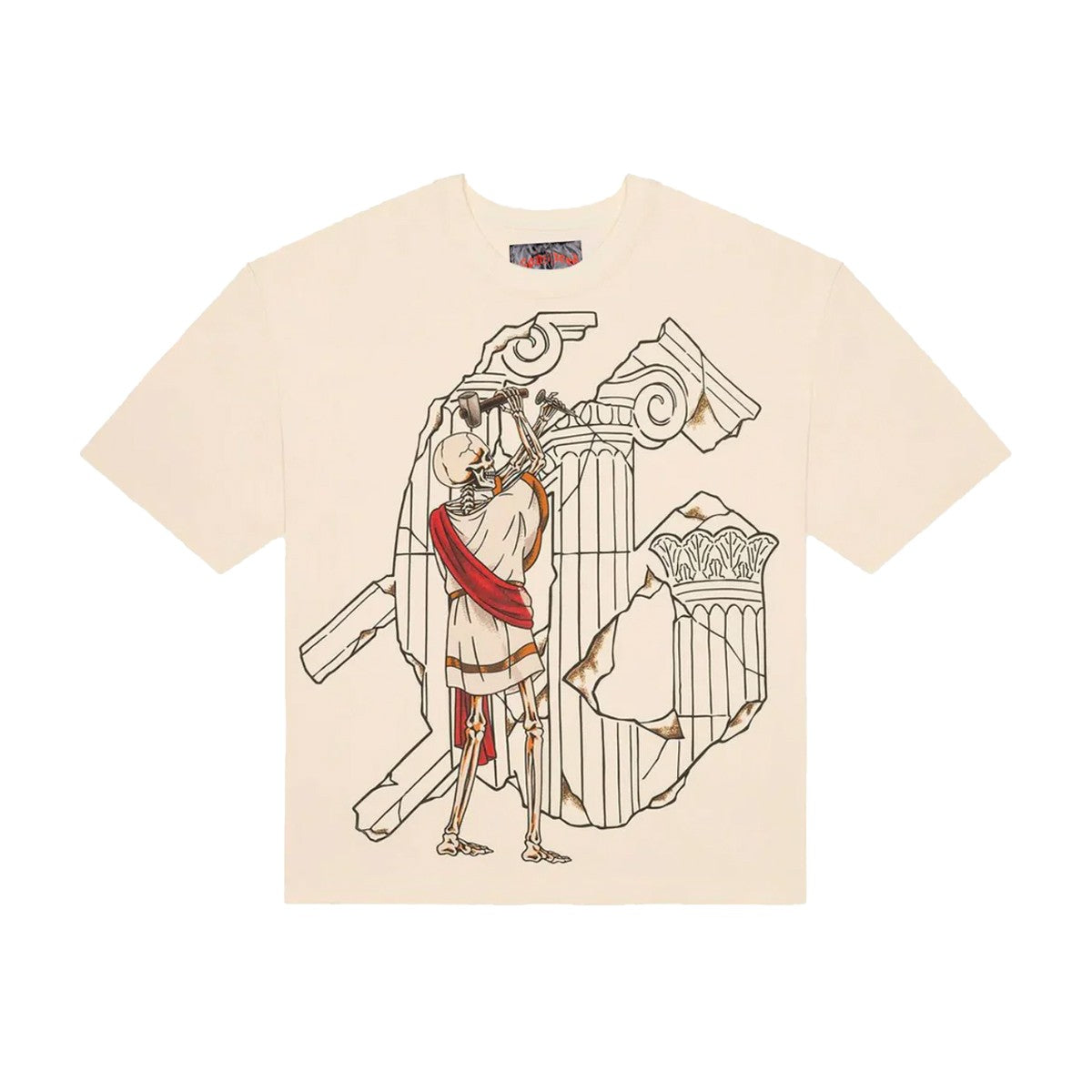Godspeed Roman Skeleton Roman Empire Cream Tee