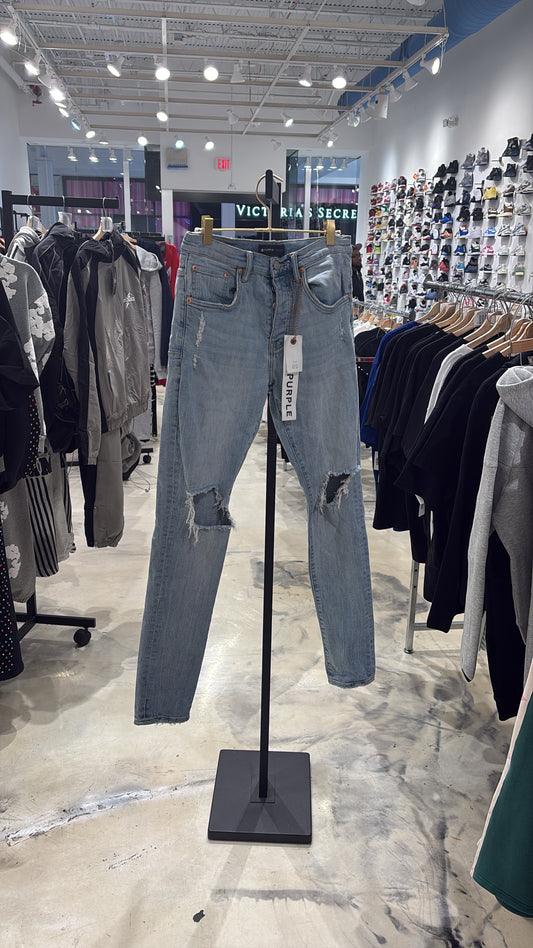 Purple Jean Knee Rip Pre-Owned