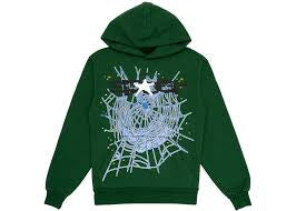 Sp5der Green Web Hunter Hoodie