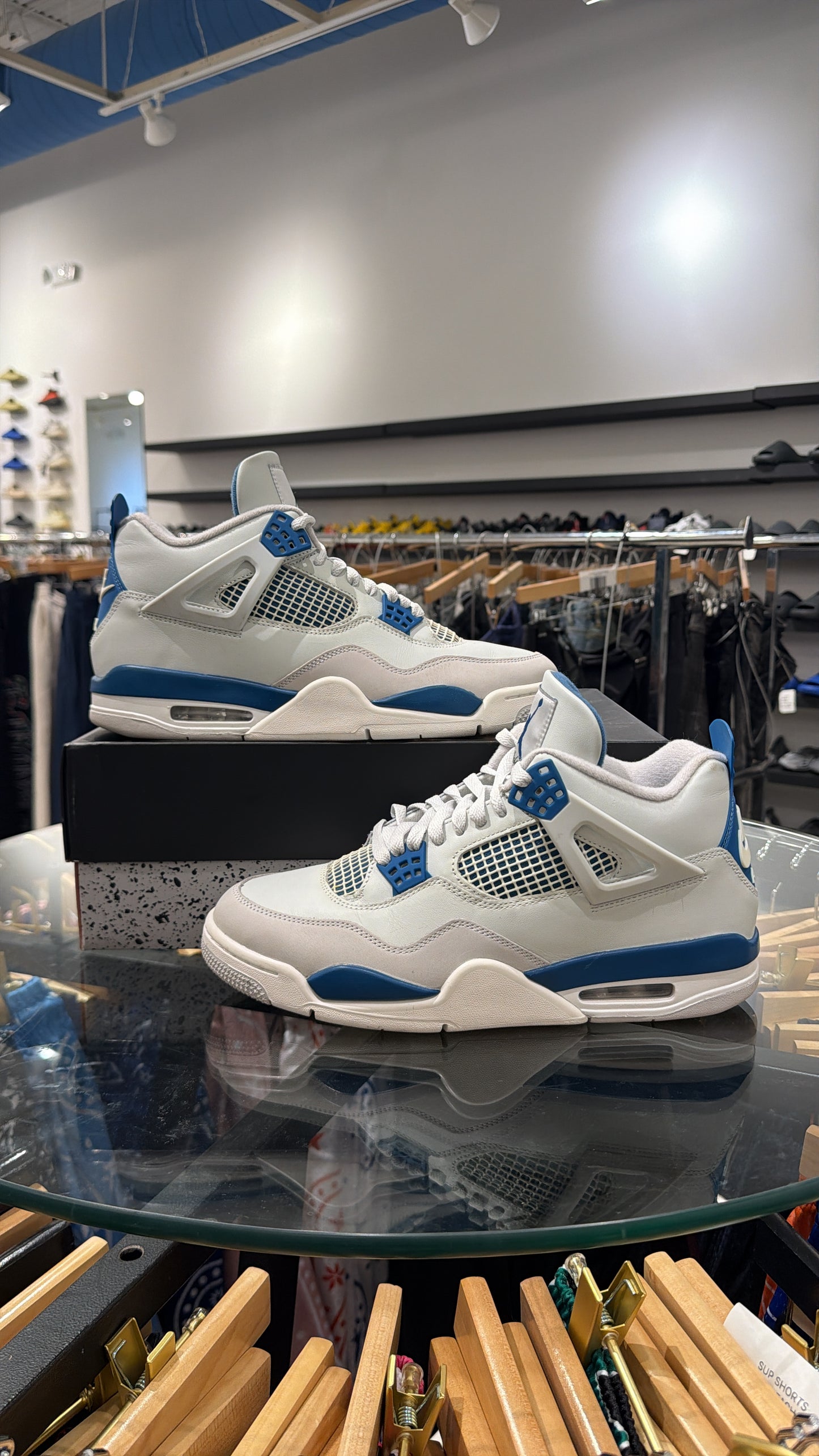 Jordan 4 Military Blue USED W BOX
