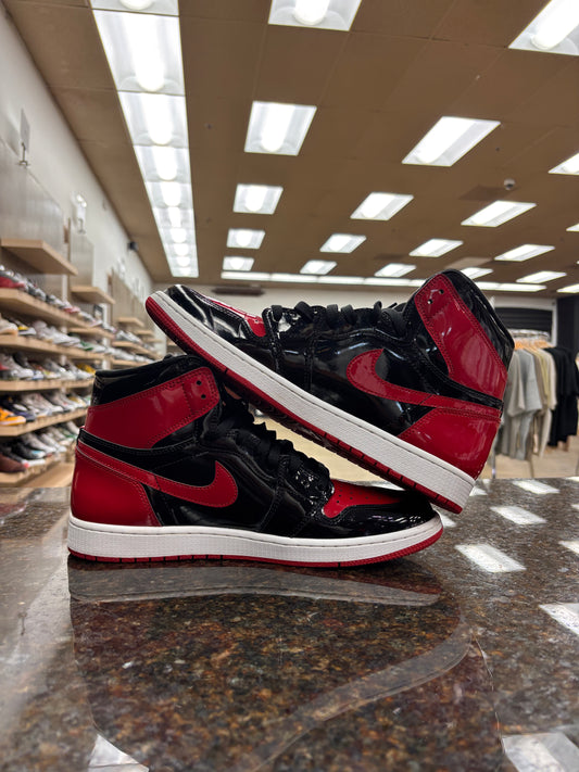 Jordan 1 Patend Bred used no box