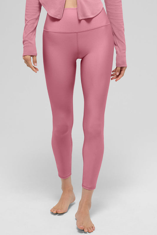 Alo Pink Wild Rose 7/8 High-Waist Airlift Legging