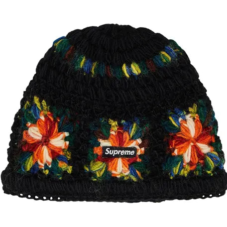 Supreme Crochet Beanie 'Black'