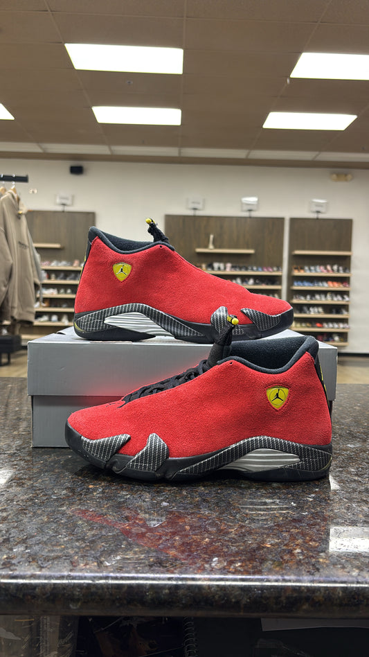 Jordan 14 Ferrari used with box