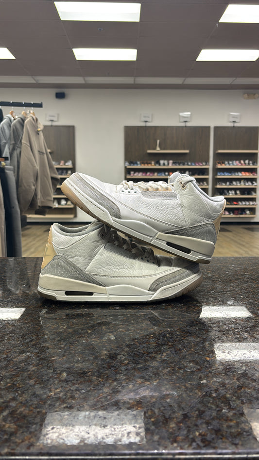 Jordan 3 Craft Ivory used no box
