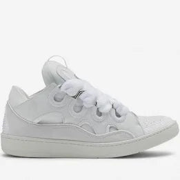 Lanvin Triple White Leather Curb
