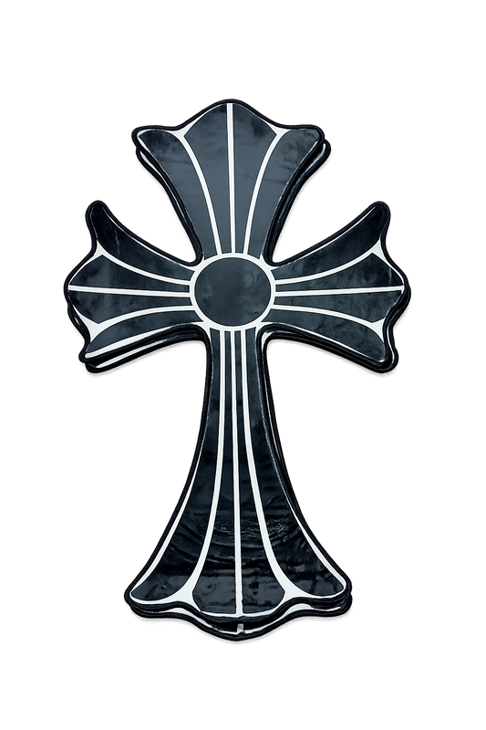 Chrome Heart Black Cross Rug
