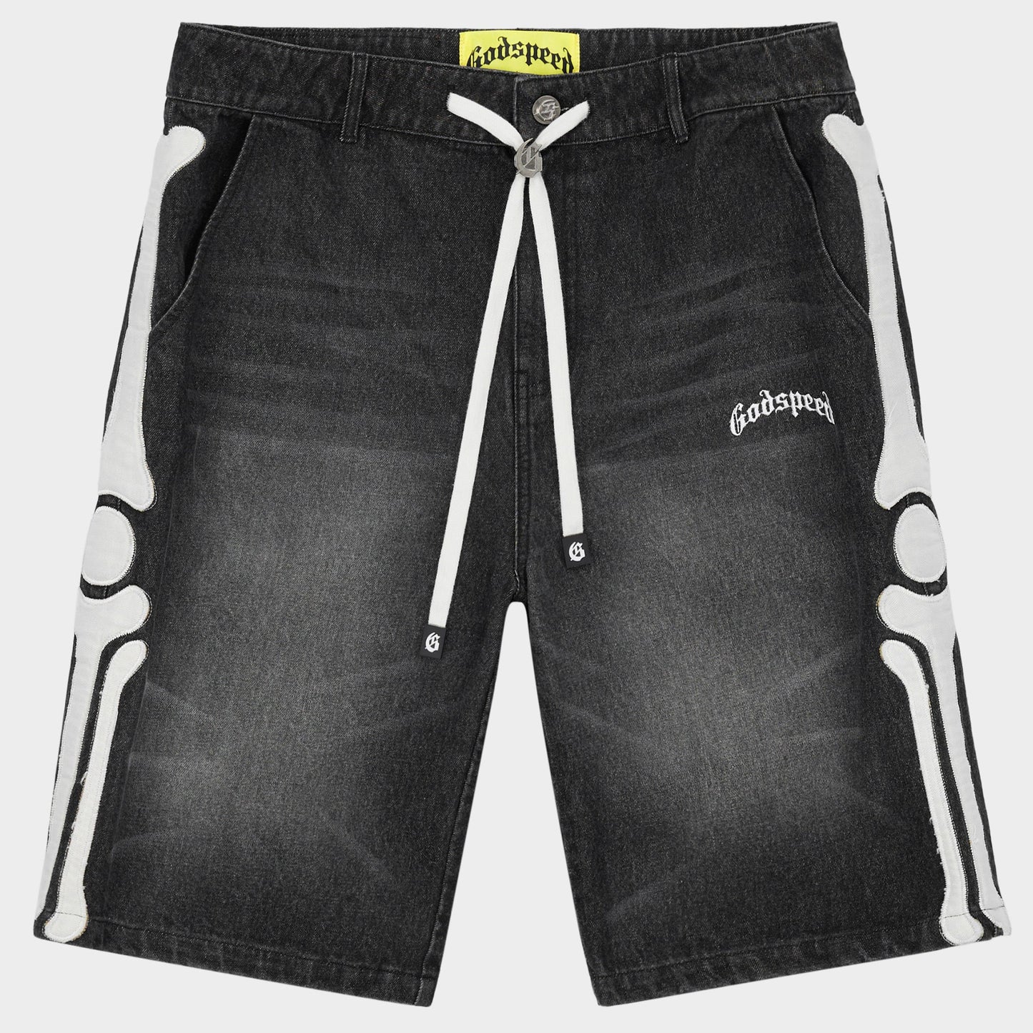 Godspeed Femur Black Denim Shorts