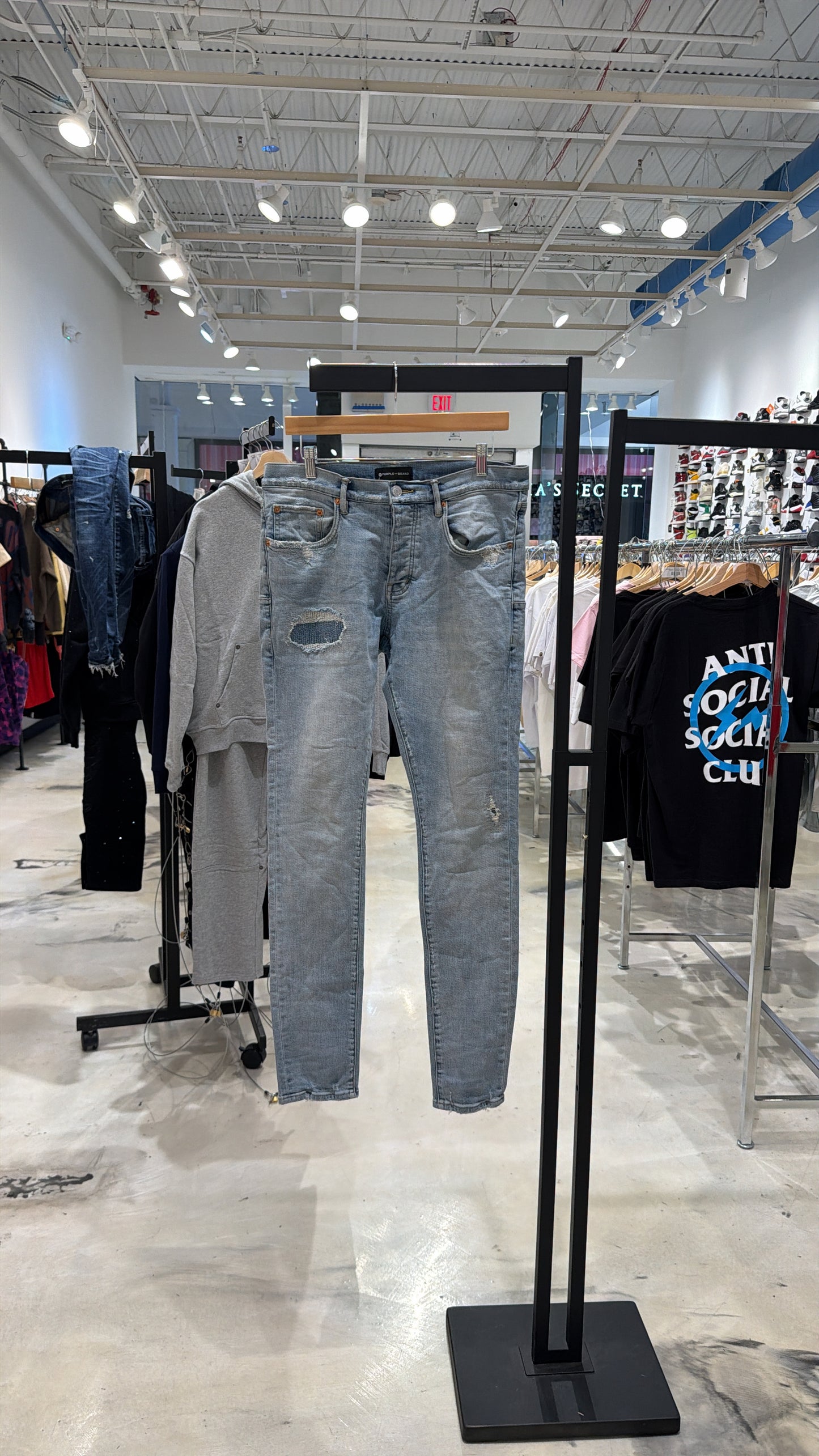 Purple jeans Used With No Tags