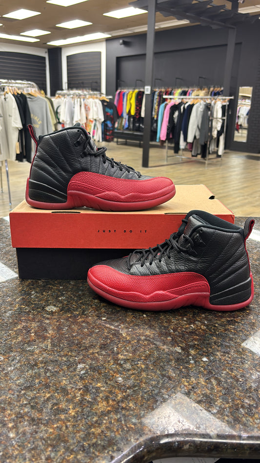 Jordan 12 flu games preowned with box