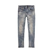 Purple Brand Skinny Vintage Spotted Indigo Jean