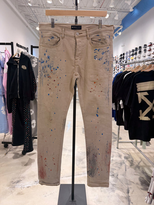 Purple Jeans ‘Paint Splatter’ PRE-OWNED