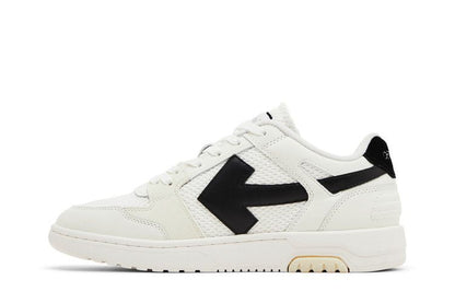 Off white low top “OOO” white and black slim USED with no box