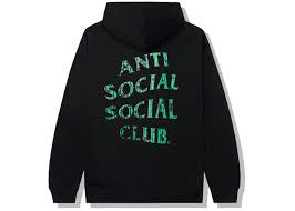 ASSC Black Green Glitch Hoodie