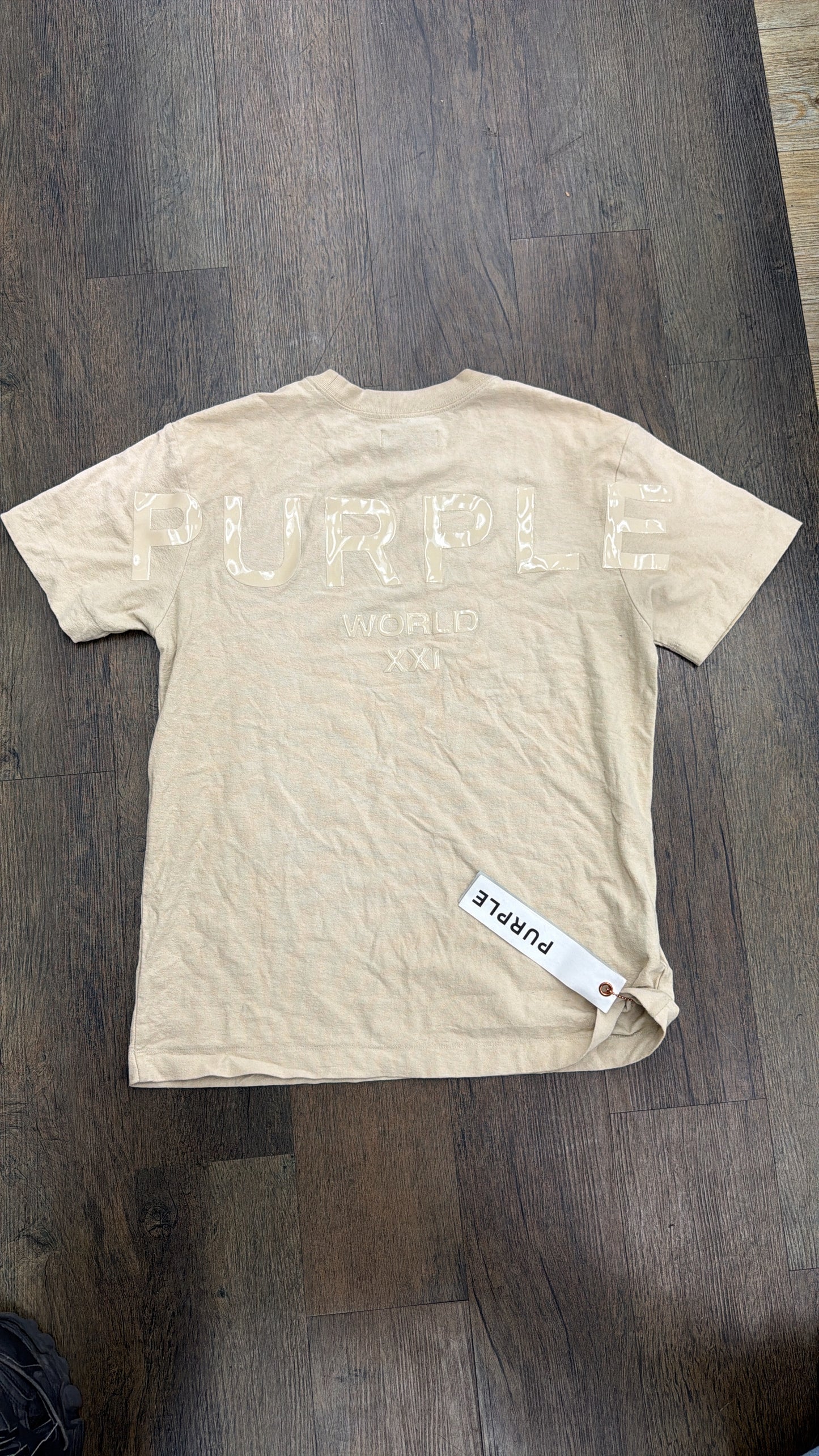 PURPLE BRAND TEE PREOWNED WITH TAG