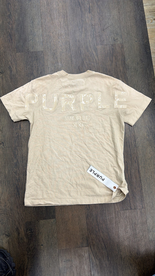 PURPLE BRAND TEE PREOWNED WITH TAG