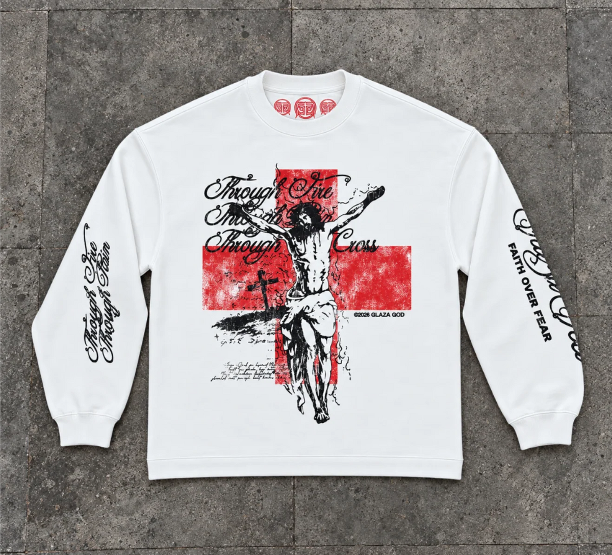 Glaza God White The Messiah LongSleeve