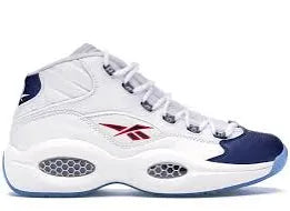 Reebok Classics Questions White Blue USED