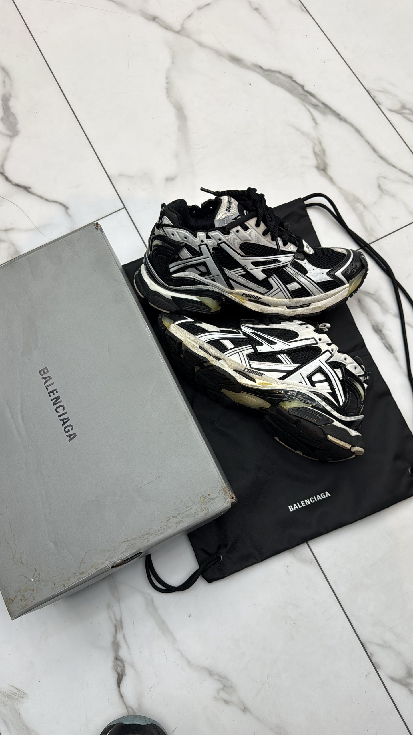 Balenciaga Rnnrs Used OG All
