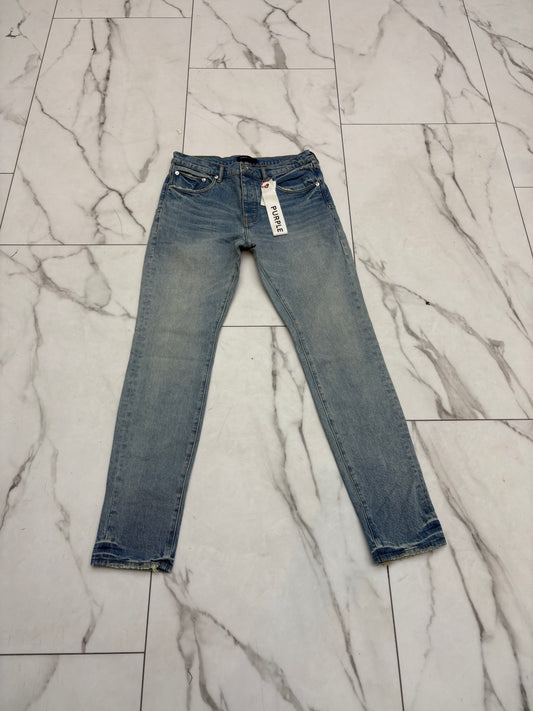 Purple Jeans Skinny ‘P001’ W Front & Back Tag