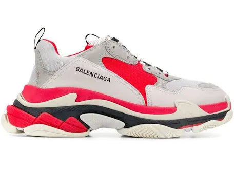 Balenciaga ‘Triple S’ White/Red USED W BOX