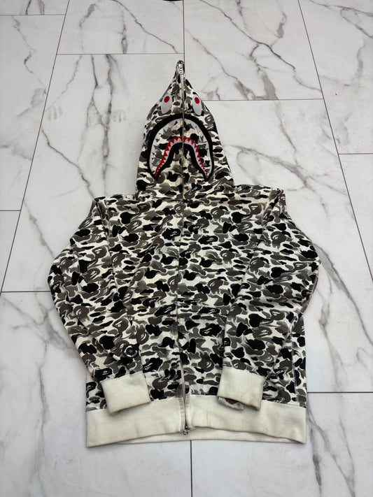 Bape ‘Black & White Camo’ Zip-Up PRE-OWNED