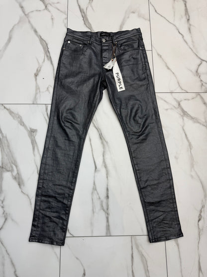 Purple ‘Black Patent’ Jeans