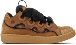 Lanvin Brown Curb Suede