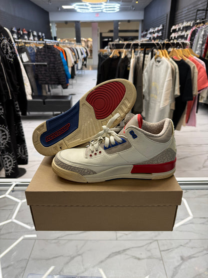 Jordan 3 ‘International Flight’ USED W REPLACEMENT BOX
