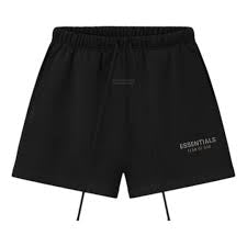 Essentials Jet Black Shorts