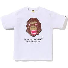 Bape White Style Souvenir Tee