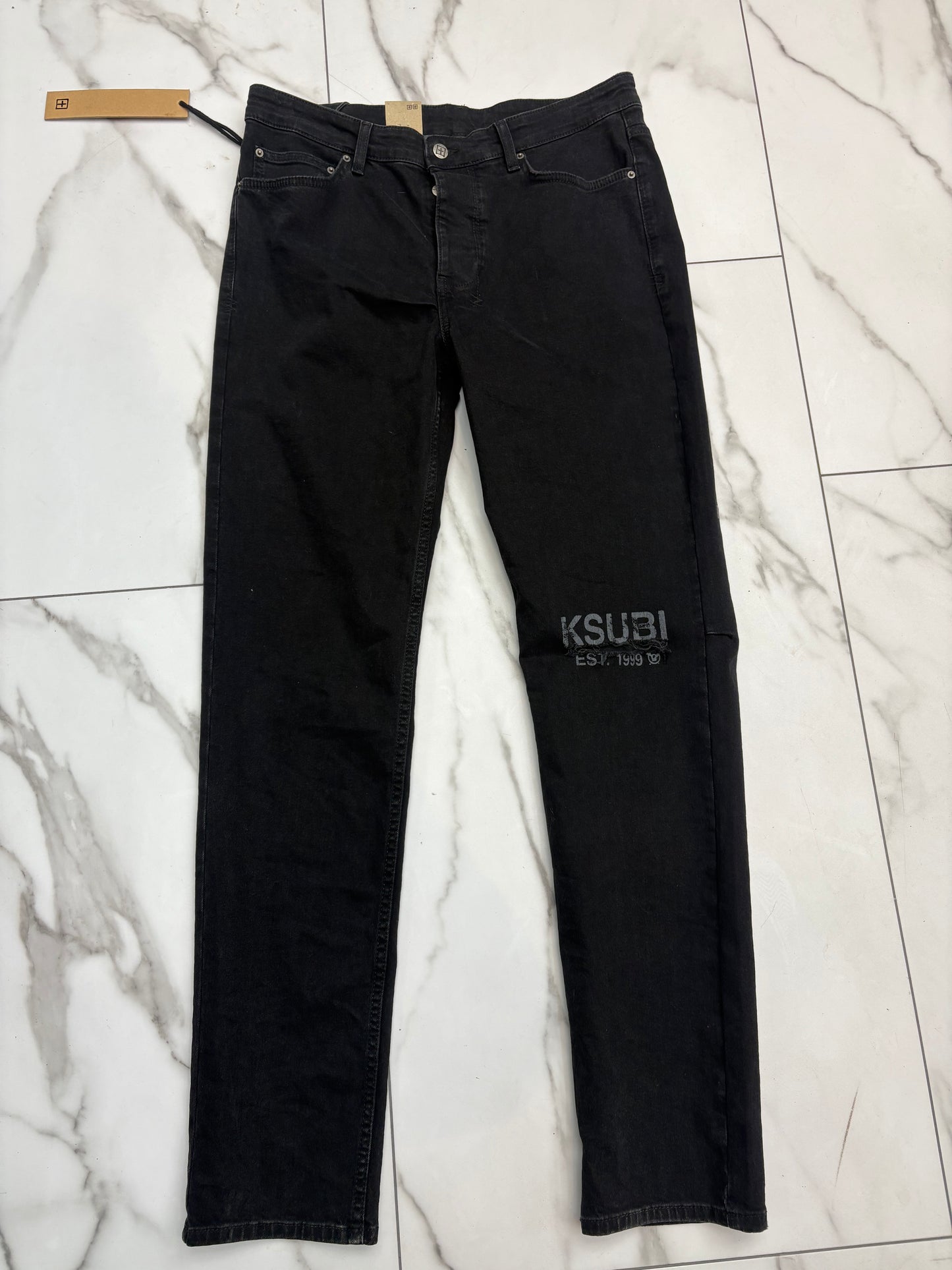 Ksubi ‘Chitch Knee Rip’ Black Jeans