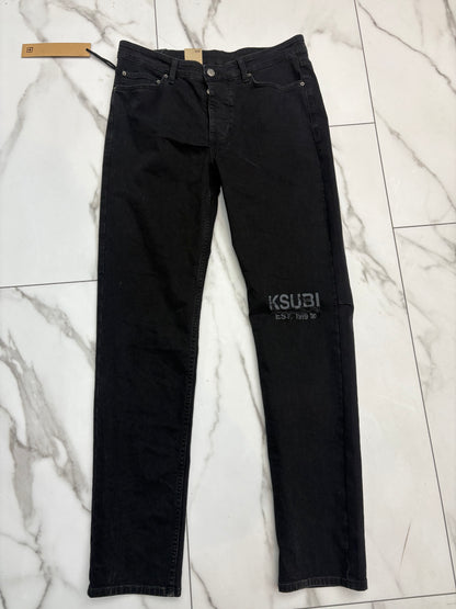 Ksubi ‘Chitch Knee Rip’ Black Jeans