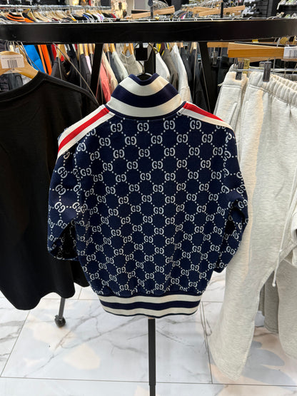 Gucci ‘Blue&White’ Track Sweater PRE-OWNED